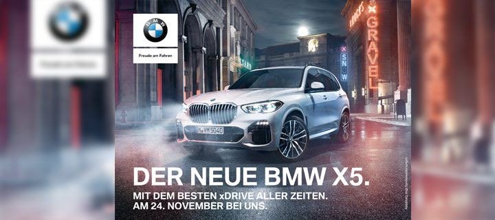 Der neue BMW X5 wird am 24.11. vorgestellt