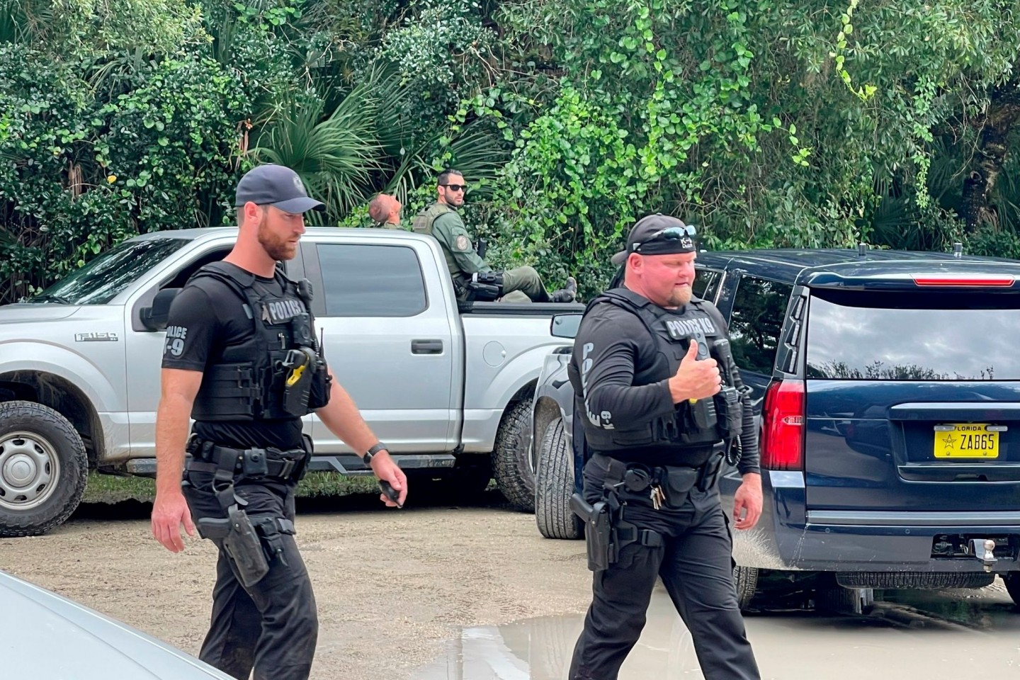 Polizisten suchen im weitläufigen Carlton Reserve in Sarasota, Florida nach dem Freund von Gabrielle «Gabby» Petito.
