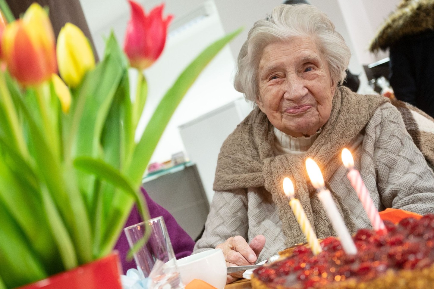 Anlass zum Feiern: Mina Hehn ist am Sonntag 109 Jahre alt geworden.