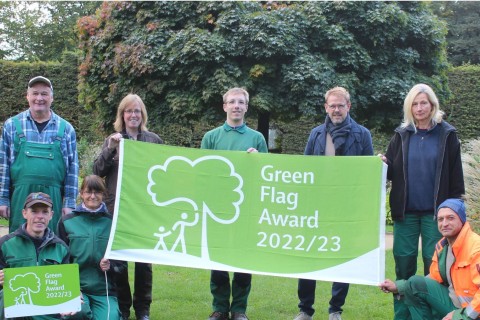Green Flag Award für Güterslohs „grünes Wohnzimmer“