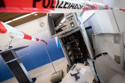 Höchststand bei Anschlägen auf Geldautomaten