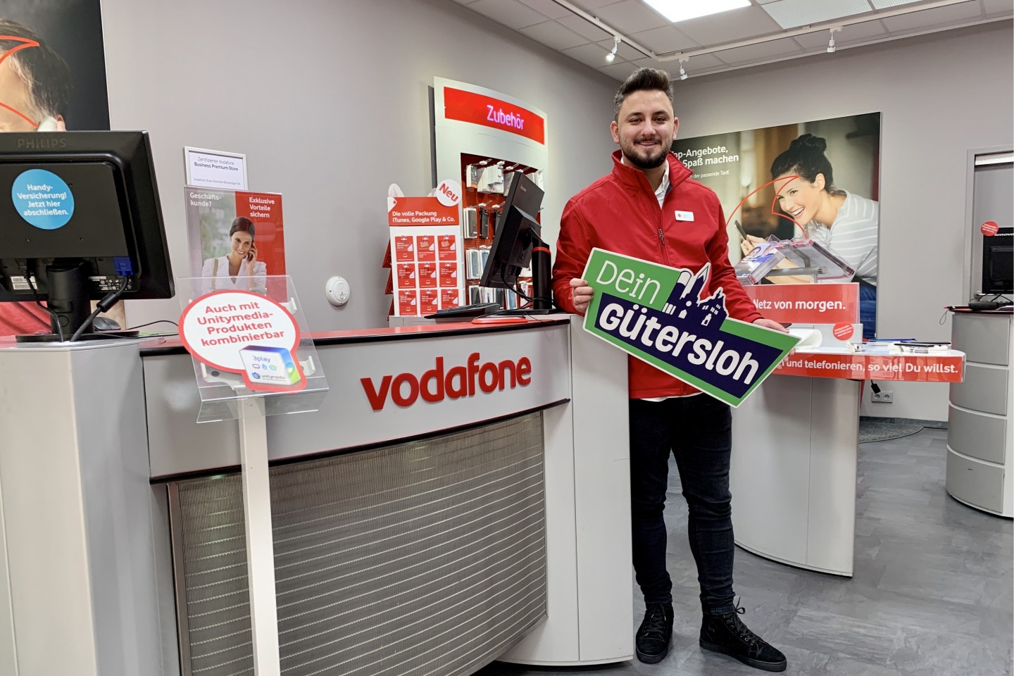 Sargon Bulun, Inhaber vom Vodafone Business Store
