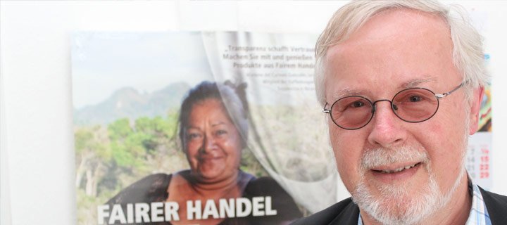 Ludger Klein-Ridder ist Mitgründer der Fairtrade-Gruppe Gütersloh