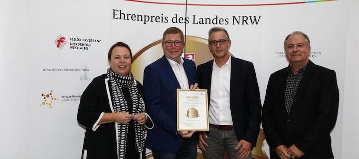 Preis für die Privat-Brauerei Hohenfelde GmbH, Langenberg