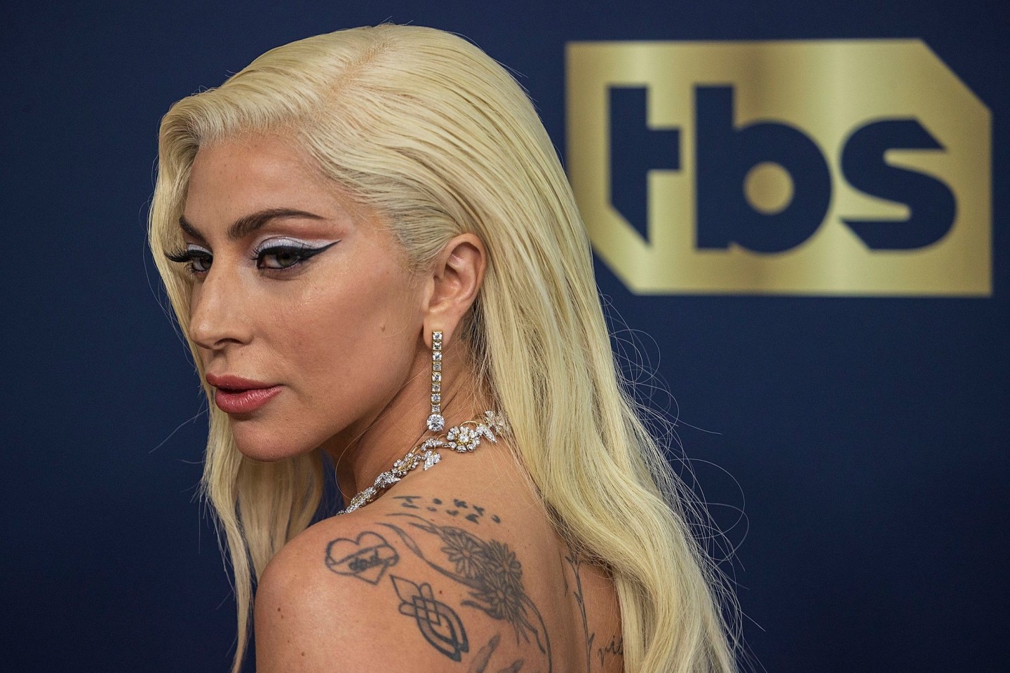 Sängerin und Schauspielerin Lady Gaga bei einer Veranstaltung im kalifornischen Santa Monica.