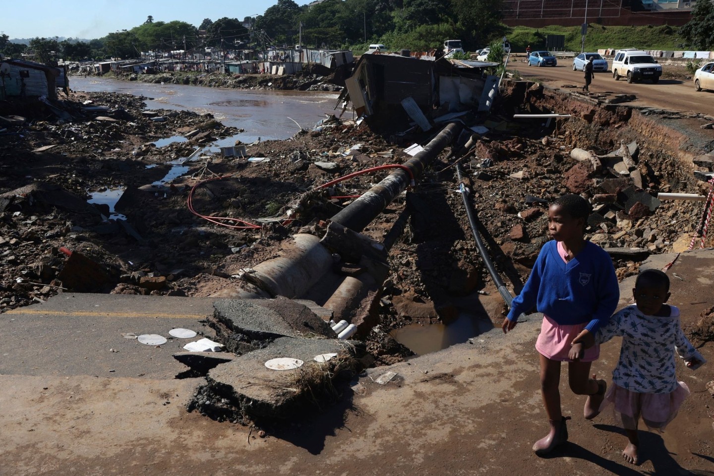 Die Küstenprovinz KwaZulu-Natal kämpft mit den Folgen der Unwetter-Katastrophe.