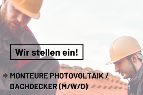Photovoltaik Monteure / Dachdecker (m/w/d)