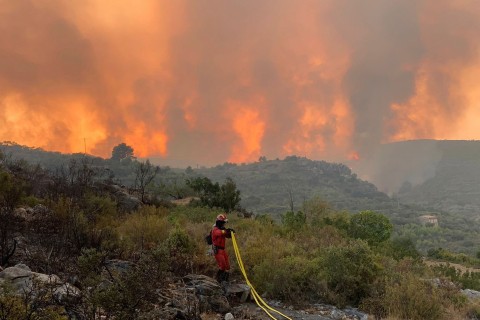 Waldbrand an der Costa Blanca breitet sich aus