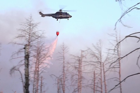 Waldbrand bei Jüterbog weitet sich aus 